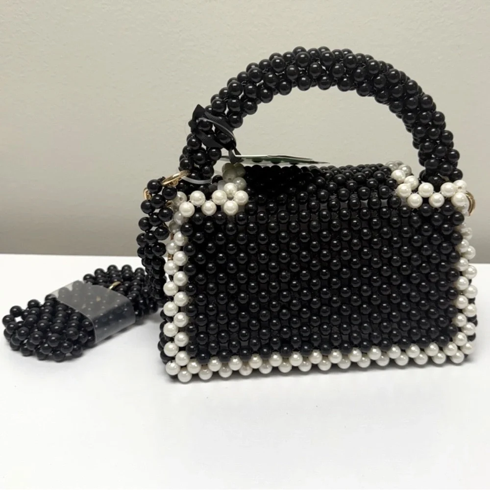Kate Spade New York x Target Color-block Beaded Bag Black & White